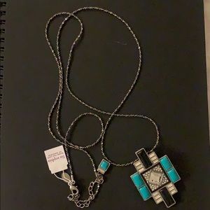 Lia Sophia Dynasty Cut Crystals necklace